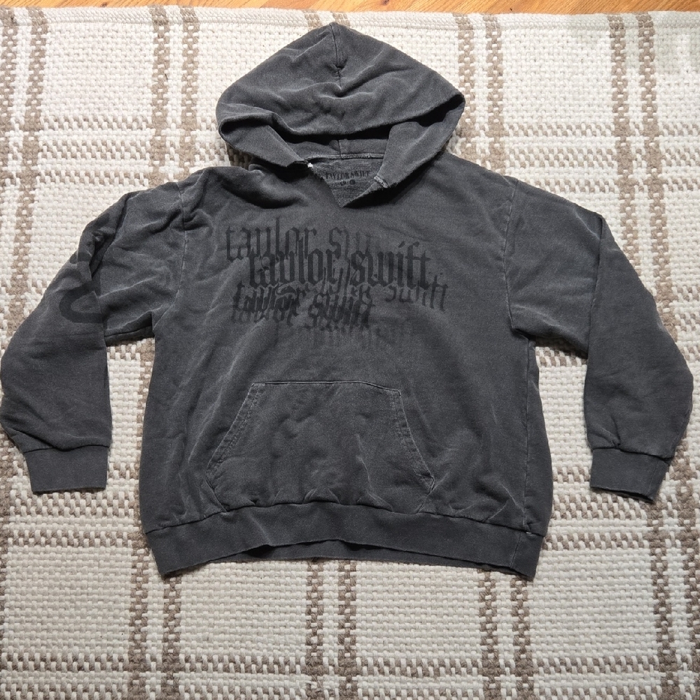 Taylor Swift Gray Reputation Sweatshirt Hoodie No Explanation Hoodie M/L